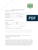 Contrato de Adopcion Responsable