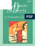 Pasado y Memoria Revista de Historia Contemporanea Num 2 La II Republica Espanola Cultura Politica y Actitudes Ciudadanas 785166 PDF