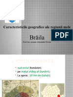 Caracteristici Geografice - Brăila