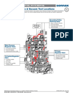 Critical Wear Areas & Vacuum Test Locations: JF016E Lower Valve Body