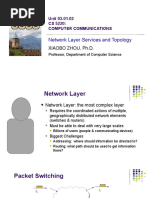 Network Layer Services and Topology: Unit 03.01.02 CS 5220: Computer Communications