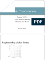 Intensity Transformation and Spatial Filtering - Gonzales Chapter 3.1-3.3