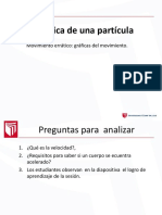 Cinemática de Una Partícula: Movimiento Errático: Gráficas Del Movimiento