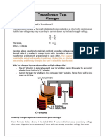 Transformer Tap Changer Working Principle