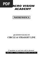 Circle and Straight Line PDF