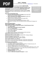 Julie Eldridge Principal Resume