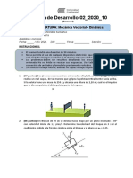 Prueba de Desarrollo 2 MV Dinámica 2020 10