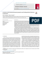 A Review On The Thermomechanical Properties and Biodegradation Behaviour