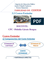 3.2 Costos Estandar