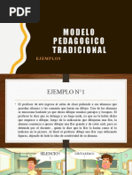 Ejemplos Modelo Pedagogico Tradicional