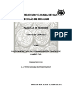 Politica Monetaria en Economia Abierta C PDF