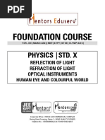 Foundation Course: Physics - Std. X