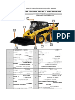 Prueba de Conocimientos Minicargador