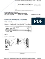 3406 Crankshaft Front Seal and Wear Sleeve