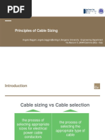 Principles of Cable Sizing PDF