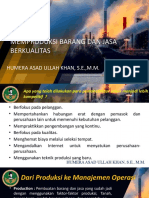 Memproduksi Barang Dan Jasa Berkualitas