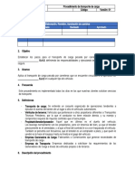 Procedimiento de Transporte de Carga