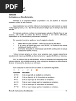 Tema III. Condiciones PDF