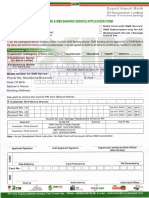 Debit Card SMS Application Form