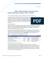 BE7000 - SoftwareLoadSummary 10X11X K9 05 PDF