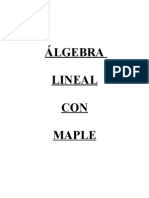 Álgebra Lineal Con Maple