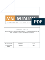 Metodologia de Servicio Montaje de Estructuras y Apoyo A La MM Abril CLCC PDF