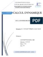 TAF 3 Calcul Dynamique - Watsop Piankeu Noel - 16G03301 PDF