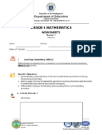 Grade 6 Mathematics: Department of Education