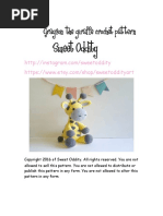 Sweet Oddity: Grayson The Giraffe Crochet Pattern