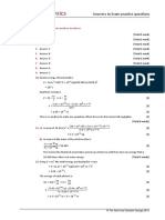 8 Particle Physics: Answers To Exam Practice Questions