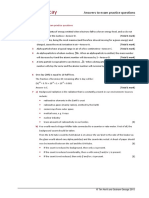 9 Nuclear Decay: Answers To Exam Practice Questions