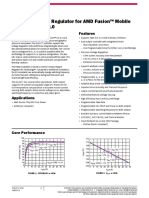 Multiphase PWM Regulator For Amd Fusion™ Mobile Cpus Using Svi 2.0