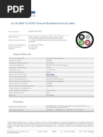 4x16 AWG TC 600V Overall Shielded Control Cable - 8KDP104109