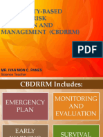 Community-Based Disaster Risk Reduction and Management (CBDRRM)