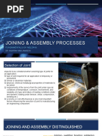 Joining & Assembly Processes: Fundamentals of Welding