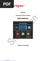 User Manual: HGM1780 Automatic Genset Controller