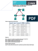 Práctica No 8 Configuración OSPF