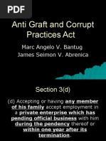 Anti Graft and Corrupt Practices Act