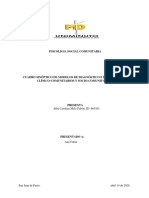 Cuadro Sinoptico Psicologia Social Comunitaria PDF