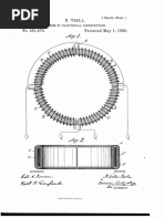 Patente Nicola Tesla US381970 PDF