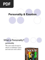 Personality & Emotions