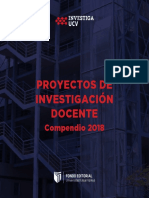 Compendio2018 - Proyectos de Investigación Docente UCV