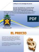 Factores Que Inciden en La Estrategia Del Precio