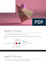 3.2 Kepler's Law