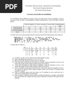 Exercícios Sobre Análise de Sensibilidade 1