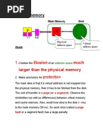 Virtual Memory: Illusion Much Larger Than The Physical Memory