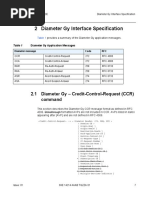 2 Diameter Gy Interface Specification