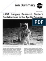 NASA Langley Research Center's Contributions To The Apollo Program