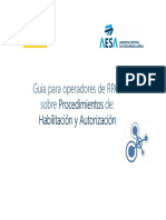 Guia Proced Habilitac Autoriz Oper Rpas PDF