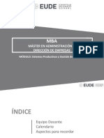 Sistemas Productivos y Gestión de La Calidad - MBA Julio 19